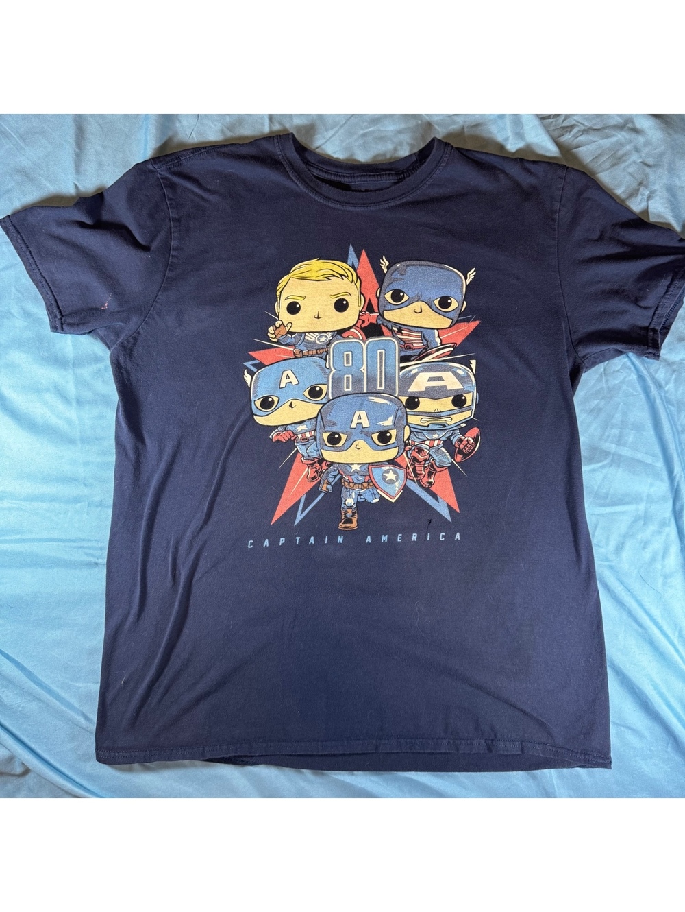 Funko Pop Captain America 80th Anniversary Graphic T-Shirt